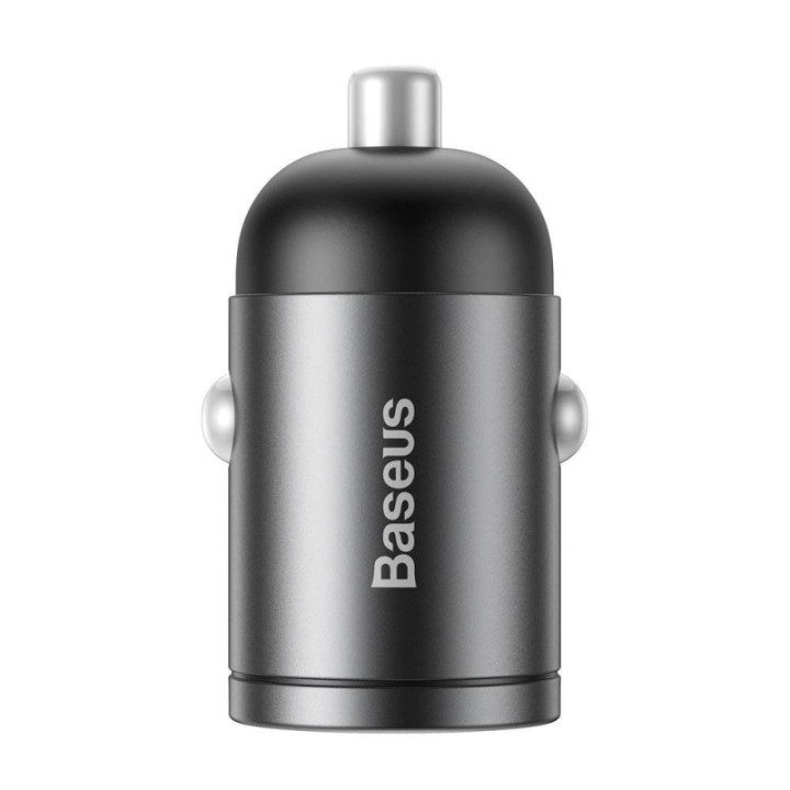 Baseus avtomobilski polnilnik Tiny Star Mini avtopolnilec  30 W  QC 3.0  črn
