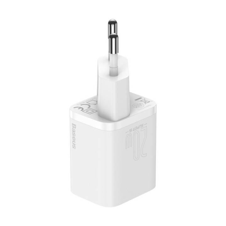 Baseus polnilec Super Si PD 20W 1x Type-C bel