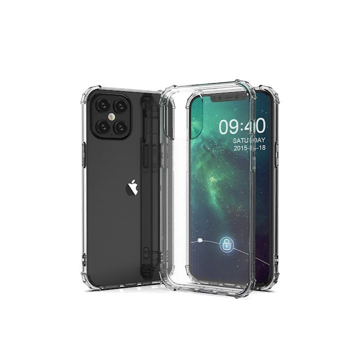 Gumiran Anti shock ovitek 1 5 mm za Apple iPhone 14 Plus prosojen