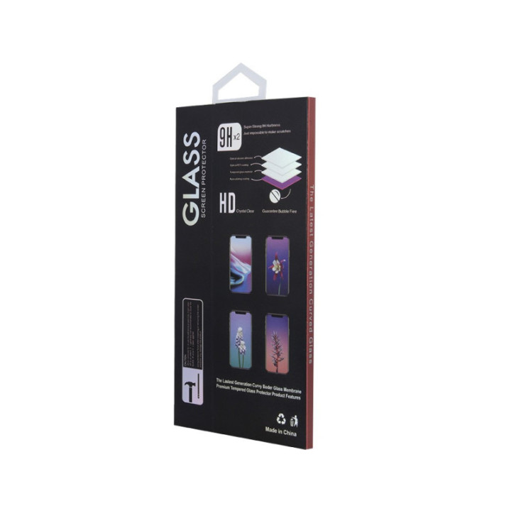 Zaščitno steklo 6D za Apple iPhone 13 Pro / iPhone 14 črn rob