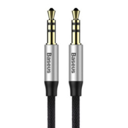 Baseus Yiven M30 kabel 3 5 mm (AUX) na 3 5 mm (AUX) 1m črn