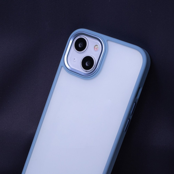 Satin ovitek za Apple iPhone 13 Pro moder