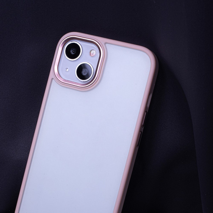 Satin ovitek za Apple iPhone 14 Pro roza