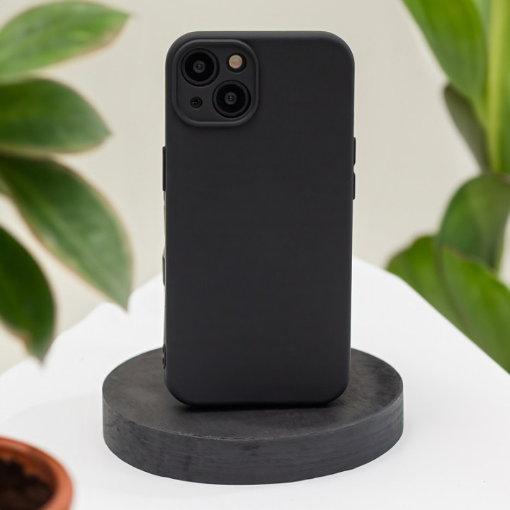 Silicon ovitek za Apple iPhone 16 Pro črn