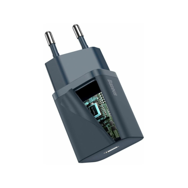 Baseus polnilec Super Si PD 20W 1x Type-C in Lightning kabel moder
