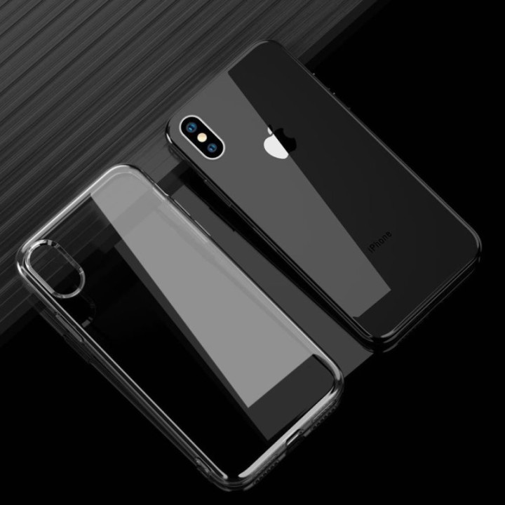 Gumiran ovitek 1 mm za Apple iPhone 13 Pro Max prosojen