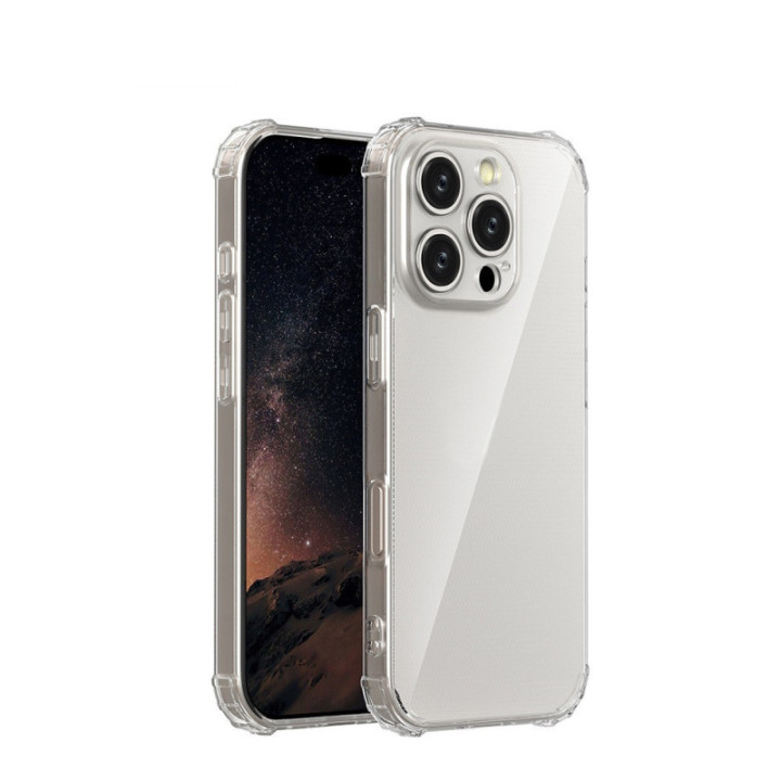Gumiran Anti shock ovitek 1 5 mm za Apple iPhone Air prosojen