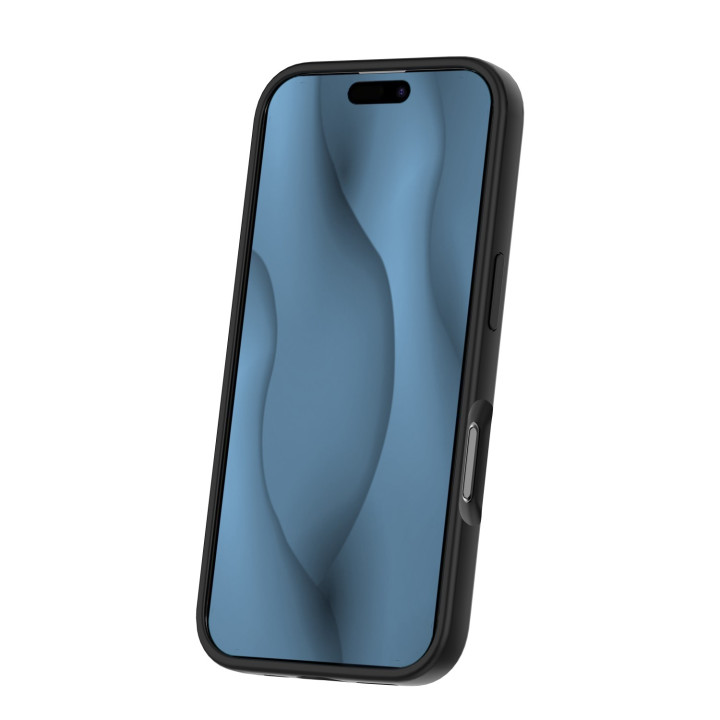Silikonski Mag ovitek za iPhone 16 v črni barvi