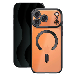 Ovitek Color Chrome Mag za iPhone 17 Pro Max / 18 Pro Max v črni barvi
