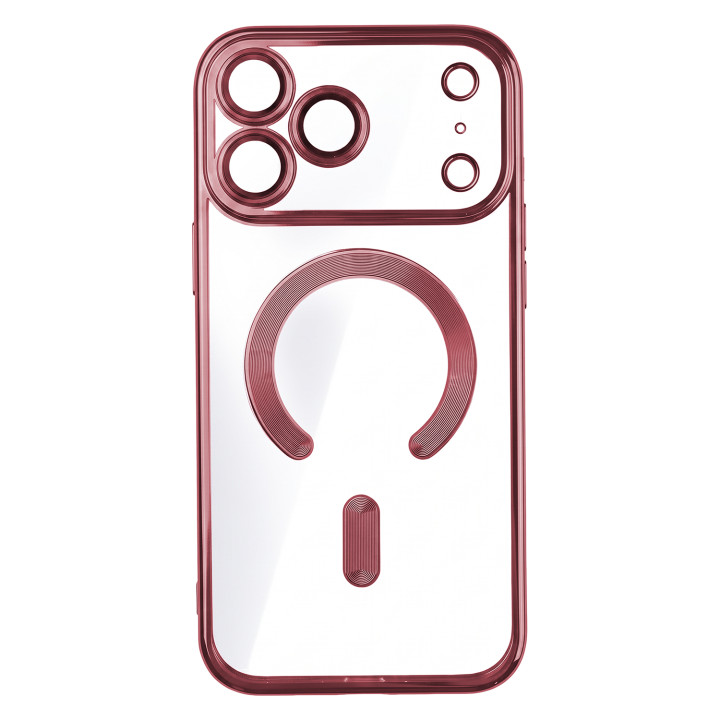 Ovitek Color Chrome Mag za iPhone 17 Pro Max / 18 Pro Max v barvi temne češnje