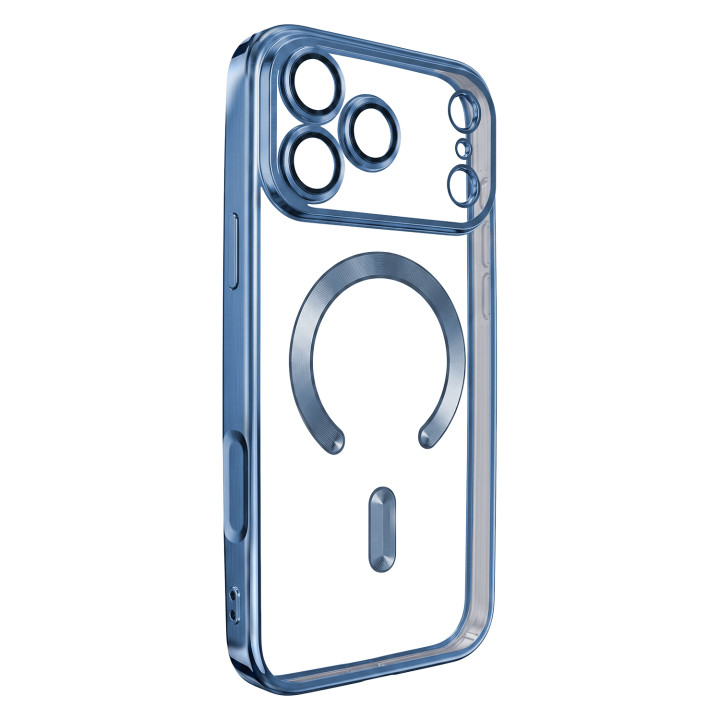 Ovitek Color Chrome Mag za iPhone 17 Pro / 18 Pro v barvi nebesno modra