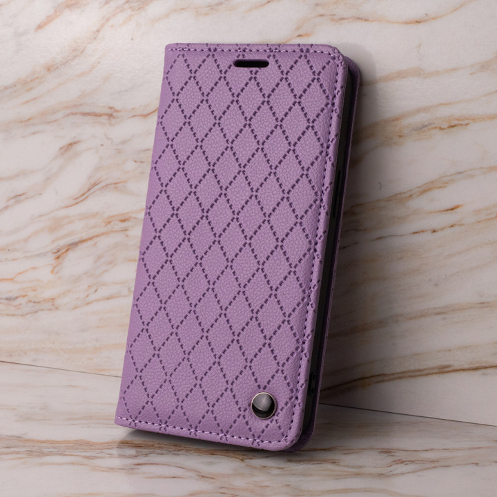 Preklopna torbica Smart Caro vijoličen za Samsung Galaxy A57 5G
