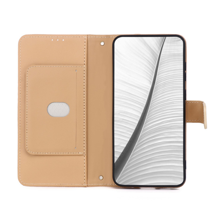 Preklopna torbica Smart Triangle rjava za Samsung Galaxy A57 5G