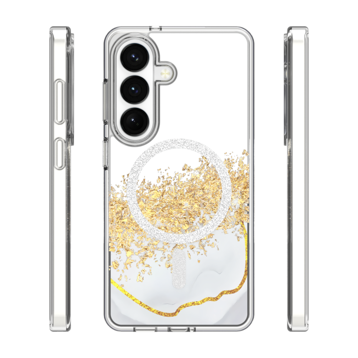 Epoxy Mag ovitek za Samsung Galaxy S26, bel