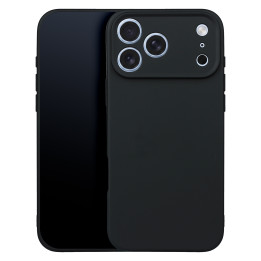 Silikonski ovitek za iPhone 17 Pro / 18 Pro, črn