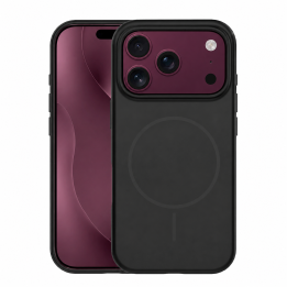 Ovitek Silicon Thin Mag za iPhone 17 Pro / 18 Pro v črni barvi