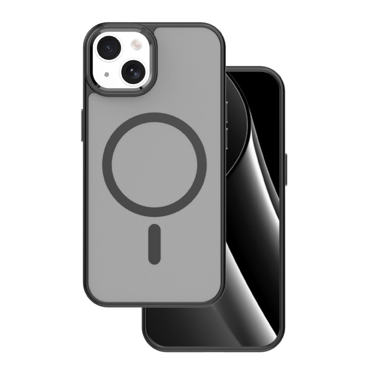 Ovitek Frozen Mag za Apple iPhone 13 v črni barvi