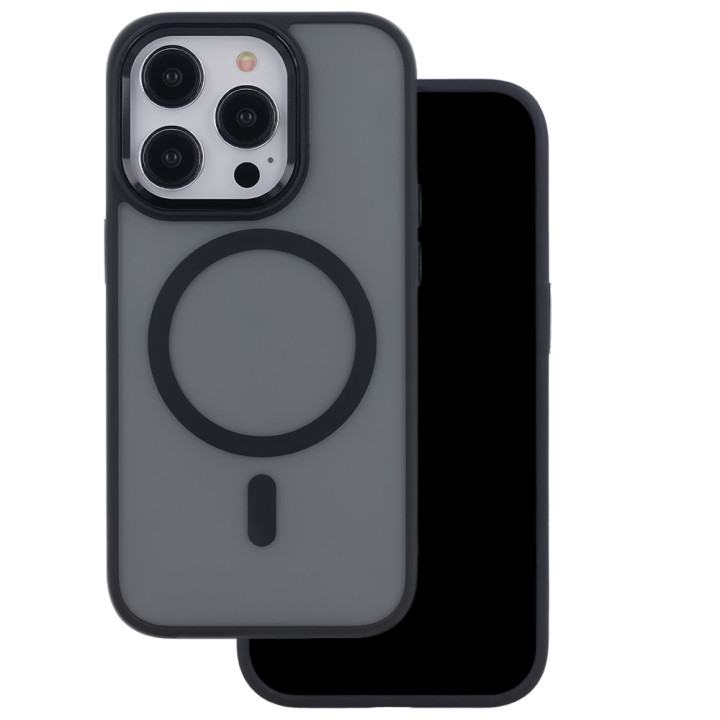 Ovitek Frozen Mag za Apple iPhone 13 v črni barvi