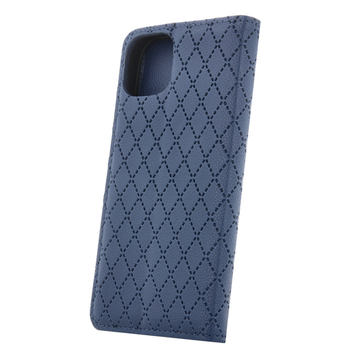 Smart Caro modra preklopna torbica za Samsung Galaxy S25 FE