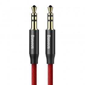 Baseus Yiven M30 kabel 3,5 mm (AUX) na 3,5 mm (AUX) 1m rdeč