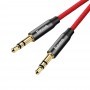 Baseus Yiven M30 kabel 3,5 mm (AUX) na 3,5 mm (AUX) 1m rdeč