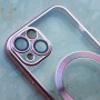Chrome Mag ovitek za Apple iPhone 17 Rose Gold