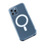 Gumiran Anti shock MagSafe ovitek 1,5 mm za Samsung S25 5G prosojen