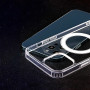 Gumiran Anti shock MagSafe ovitek 1,5 mm za Samsung S25 5G prosojen