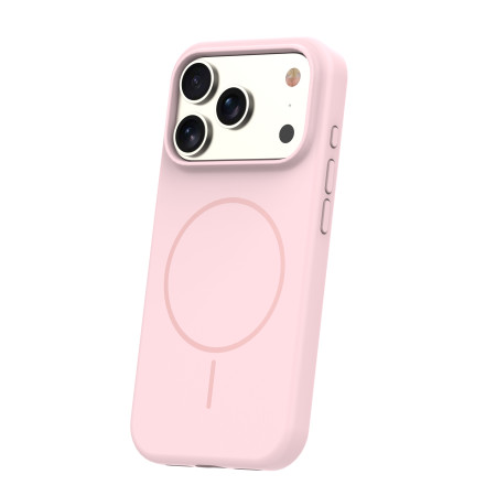 Silicon Mag ovitek za Apple iPhone 17 Pro pink
